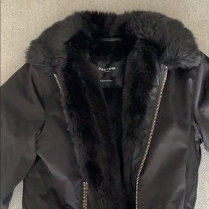 OBEY Fur Lined Bomber Jacket